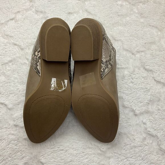 Angel Steps Snakeskin Booties Women's 11 Brown - Picture 6 of 10